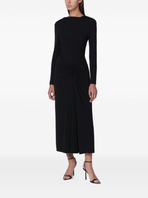 SIMKHAI Ruched midi dress