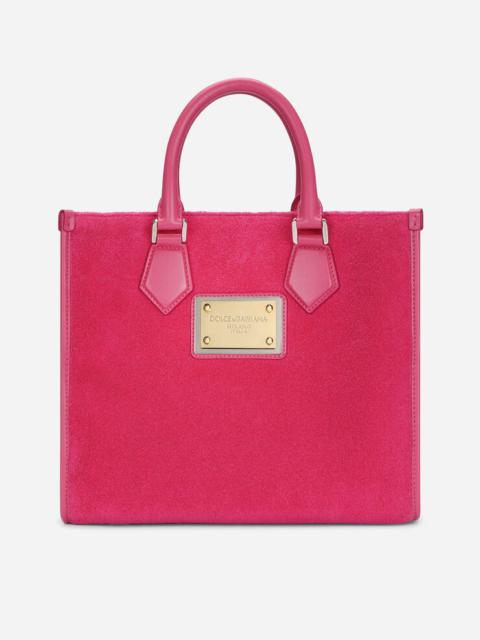 Dolce & Gabbana Terrycloth shopper with branded tag