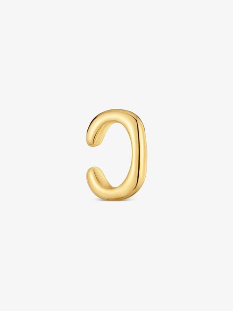 TOUS Earcuff with 18K gold vermeil Line