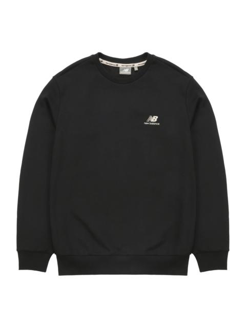 New Balance New Balance Athleisure Casual Sports Round Neck Pullover Long Sleeves Black 5CB33223-BK