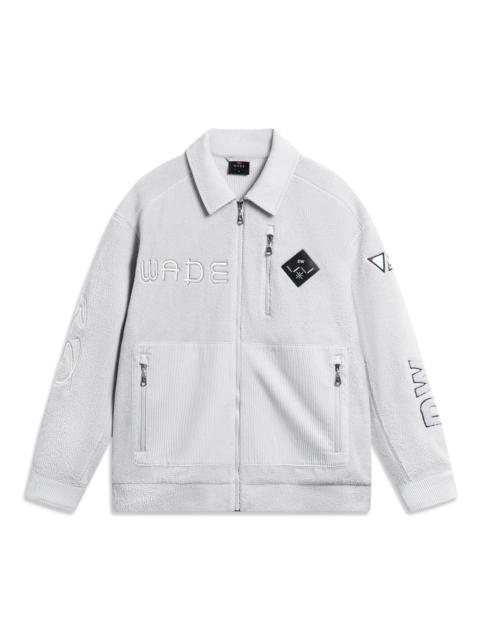 Li-Ning Li-Ning Way Of Wade Graphic Polar Fleece Jacket 'Halo Grey' AFDT853-2