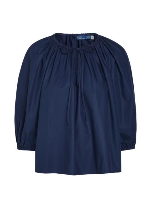 Polo Ralph Lauren lace-up blouse