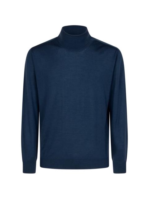Canali roll-neck long-sleeve sweater