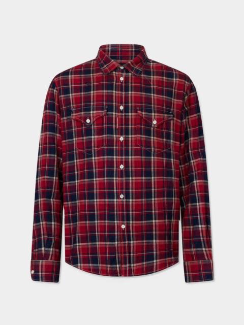 DSQUARED2 CLASSIC CHECK WESTERN CANADIAN SHIRT