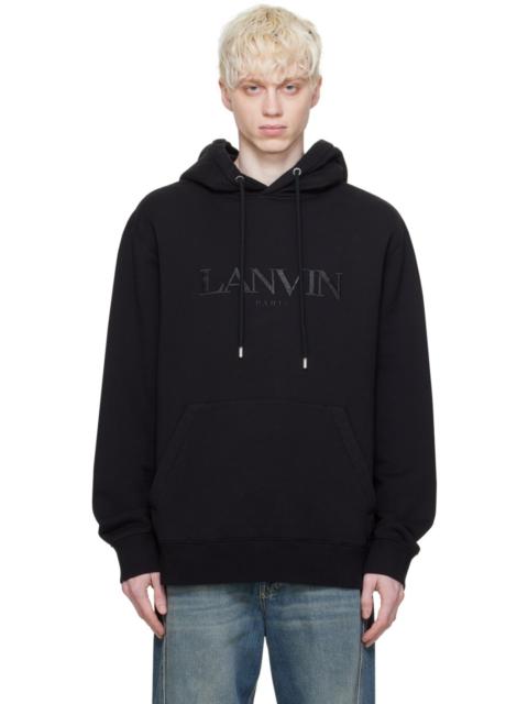 Lanvin Black Loose-Fitting Hoodie