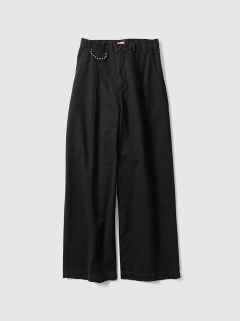 Kapital Chino BOOGIE DAY Baggy Pants Black