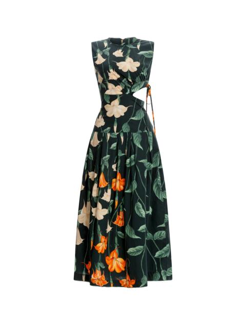 Agua by Agua Bendita Otoño Sabanero Nocturno Midi Dress