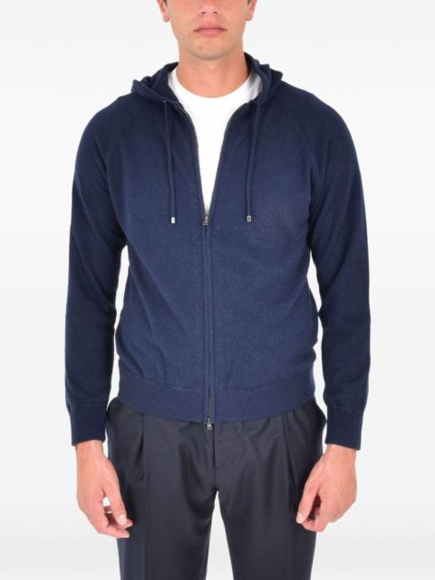 Herno zip-up cashmere hoodie