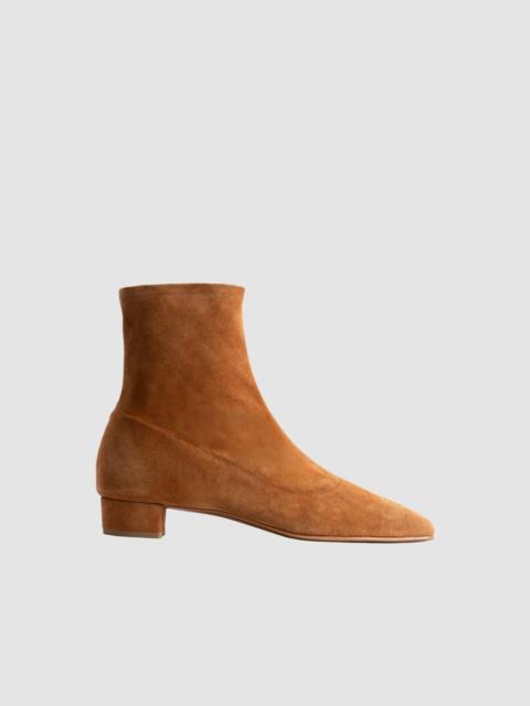 BY FAR Este Summer Tan Suede Leather Ankle Boot