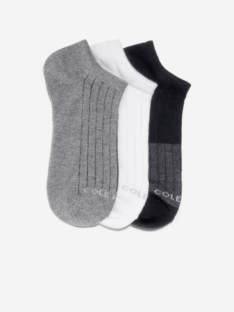 COLE HAAN Women's Supersoft 3-Pack Low Cut Socks