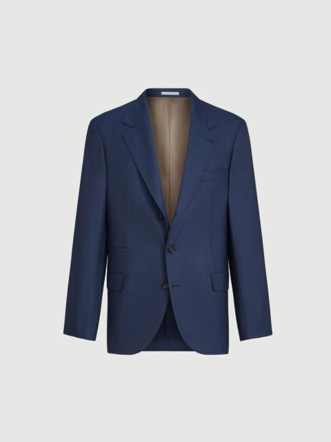 Brunello Cucinelli Super 150s virgin wool Prince of Wales jacket