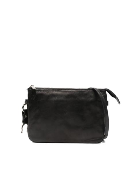 Yohji Yamamoto zip-fastening ring-detail shoulder bag