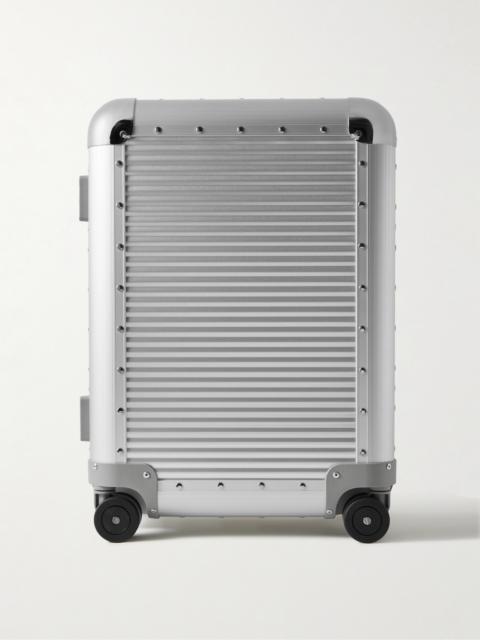 FPM Milano Bank Spinner 55cm Rubber-Trimmed Aluminium Suitcase