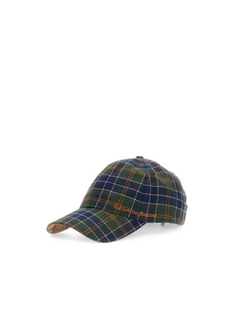 Barbour x Paul Smith tartan-print baseball cap