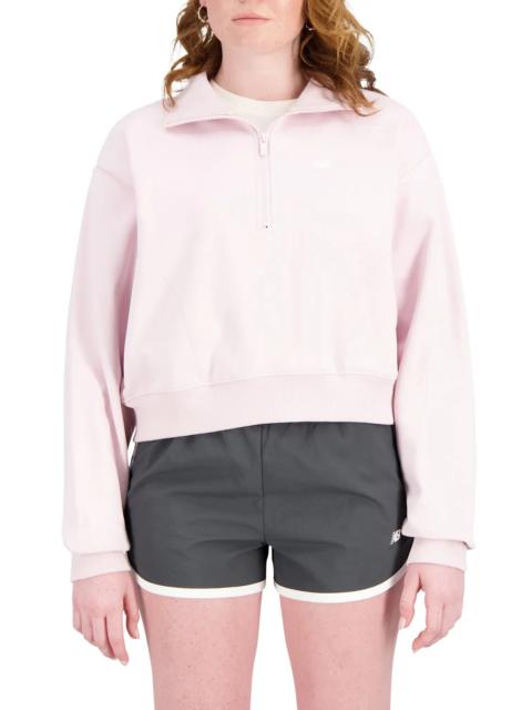 French Terry Quarter Zip Sweatshirt