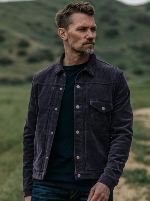 HIROSHI KATO The Blade 16 Wale Stretch Corduroy - Charcoal