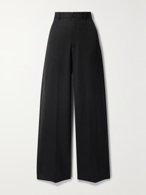 NILI LOTAN Johan Wool-twill Wide-leg Pants