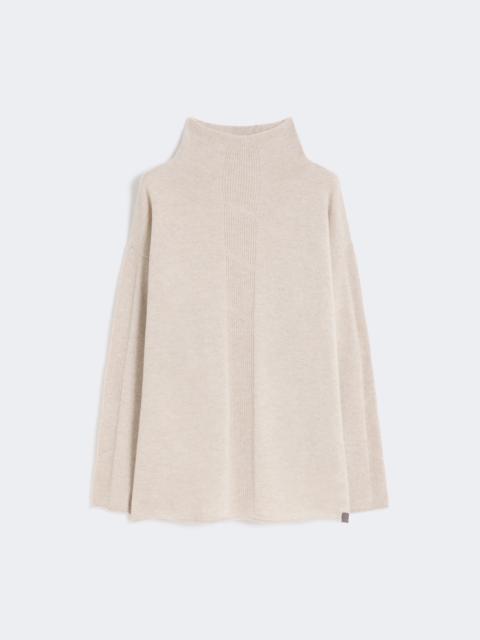 Cashmere yarn jumper - BEIGE