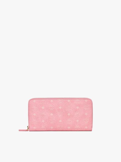 MCM Zip Around Wallet in Visetos