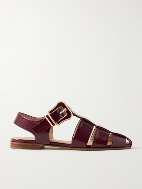 GABRIELA HEARST Zoey Patent-leather Sandals