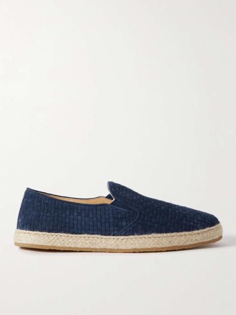 Woven Suede Espadrilles