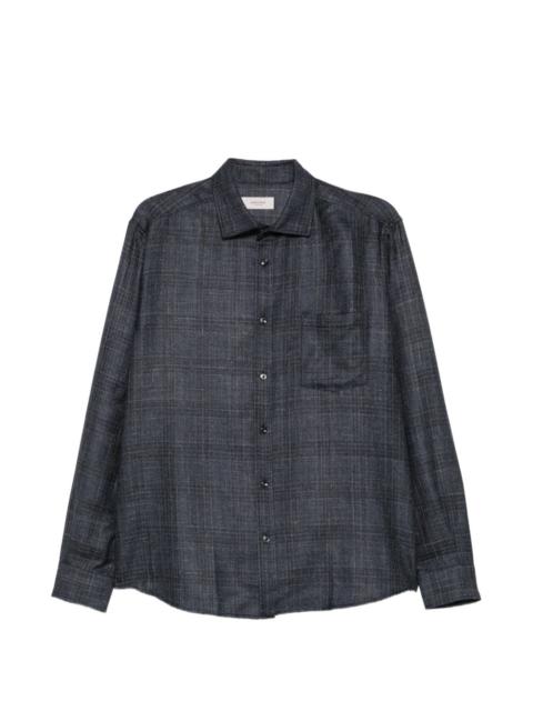 AGNONA plaid chest-pocket shirt