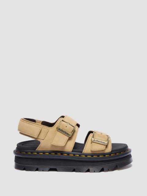 Dr. Martens Zebzag Sandals Suede Platform Sandals