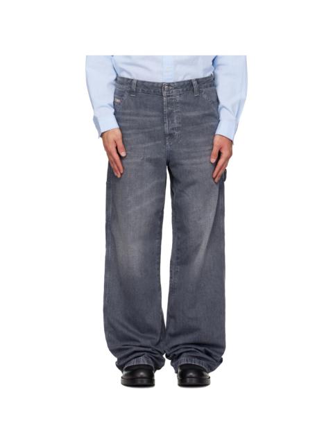 Diesel Gray D-Livery-W Jeans