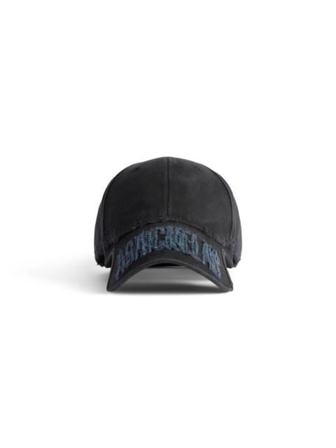 BALENCIAGA Men's Agaicnelab Cap in Black