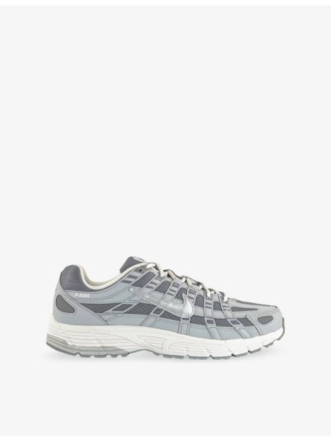 Nike P-6000 Leather and Mesh Trainers