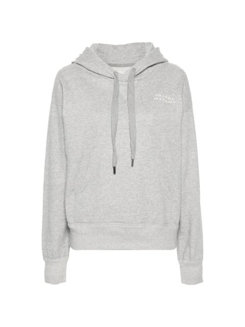 Sylla embroidered-logo hoodie