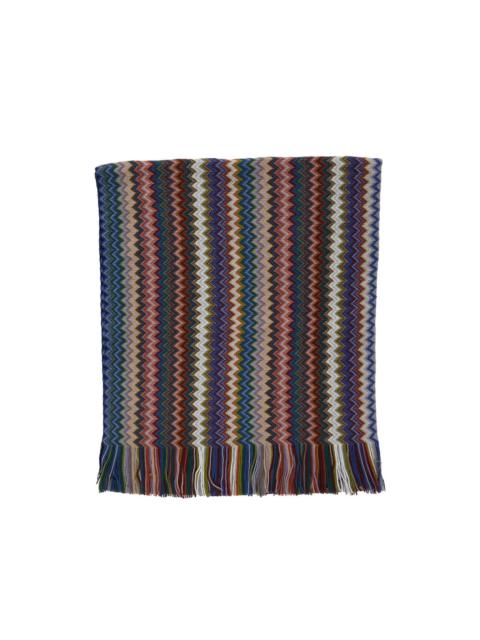 Missoni zig-zag fringed scarf