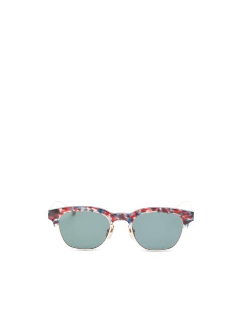 Thom Browne patterned-frame sunglasses