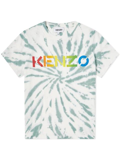 KENZO Kenzo Tie Dye Logo Classic Tee
