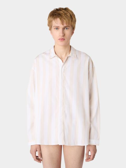 SUNNEI OVER SHIRT / white stripes