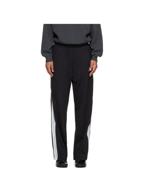 BALENCIAGA Black Zipped Loop Sports Icon Sporty Track Pants