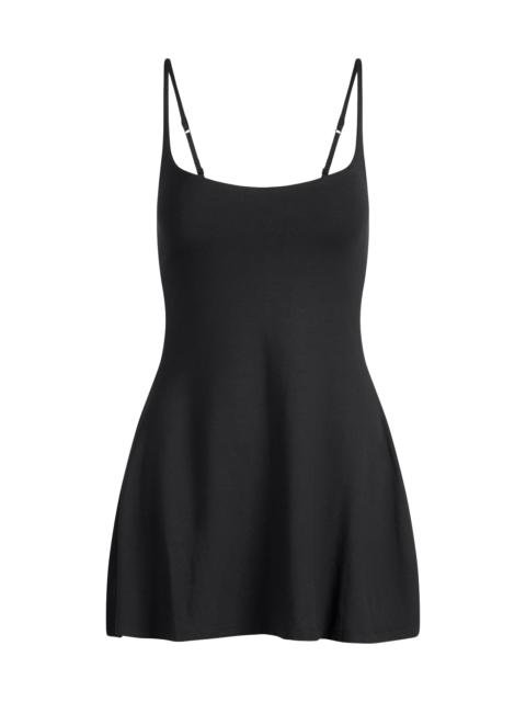 SKIMS Women's Smooth Layers Scoop Neck Minidress - Obsidian