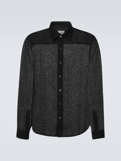 LE KASHA Dewas linen shirt