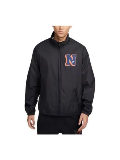 Nike 나이키 클럽 길쌈된 재킷 (아시아 Sizing) '블랙' HJ3952-010