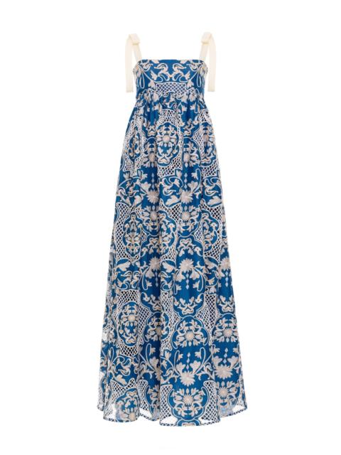 Agua by Agua Bendita Verbena Ribbons Maxi Dress