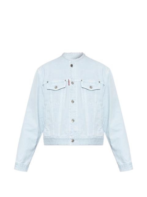 DSQUARED2 frayed-edge denim jacket