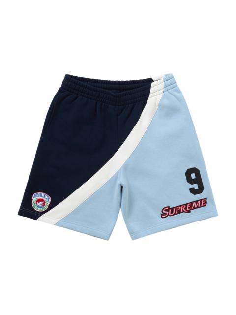 Supreme Supreme Equipe Sweatshort Light Blue