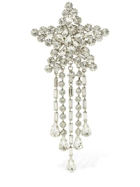 Alessandra Rich STAR CRYSTAL BROOCH