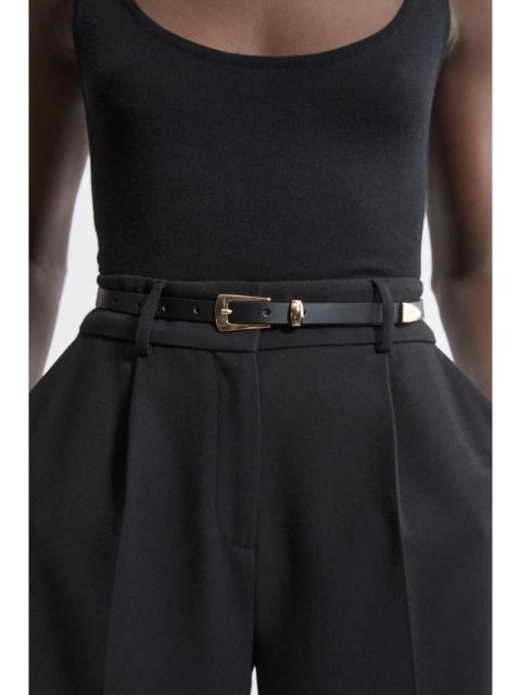 KAREN MILLEN Skinny Leather Belt