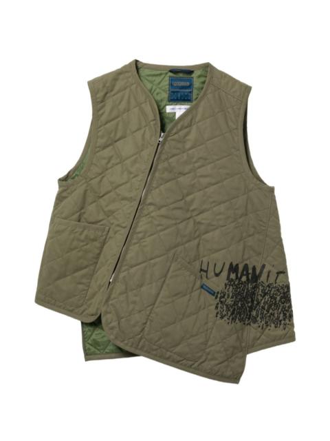 Comme des Garçons SHIRT quilted zipped gilets