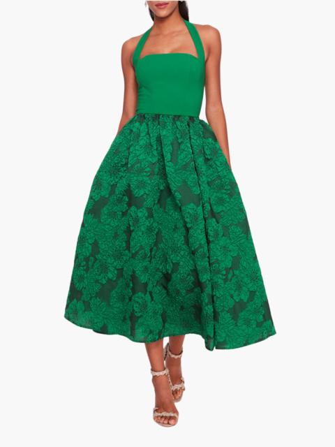 Marchesa CALATHEA HALTER DRESS