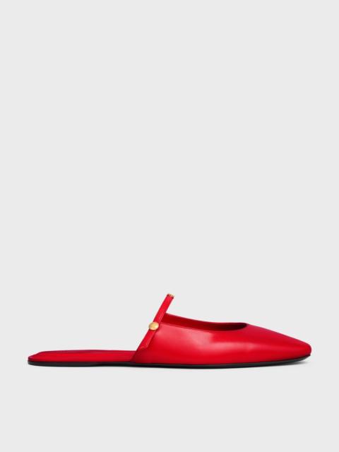 CELINE MACARON MULE IN GOATSKIN