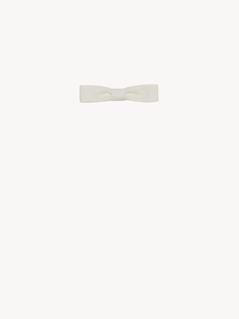 SAINT LAURENT RECTANGULAR BOW TIE IN COTTON POPLIN