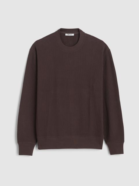 Madewell Waffle-Knit Sweatshirt