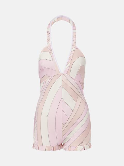 PUCCI Iride satin jersey romper